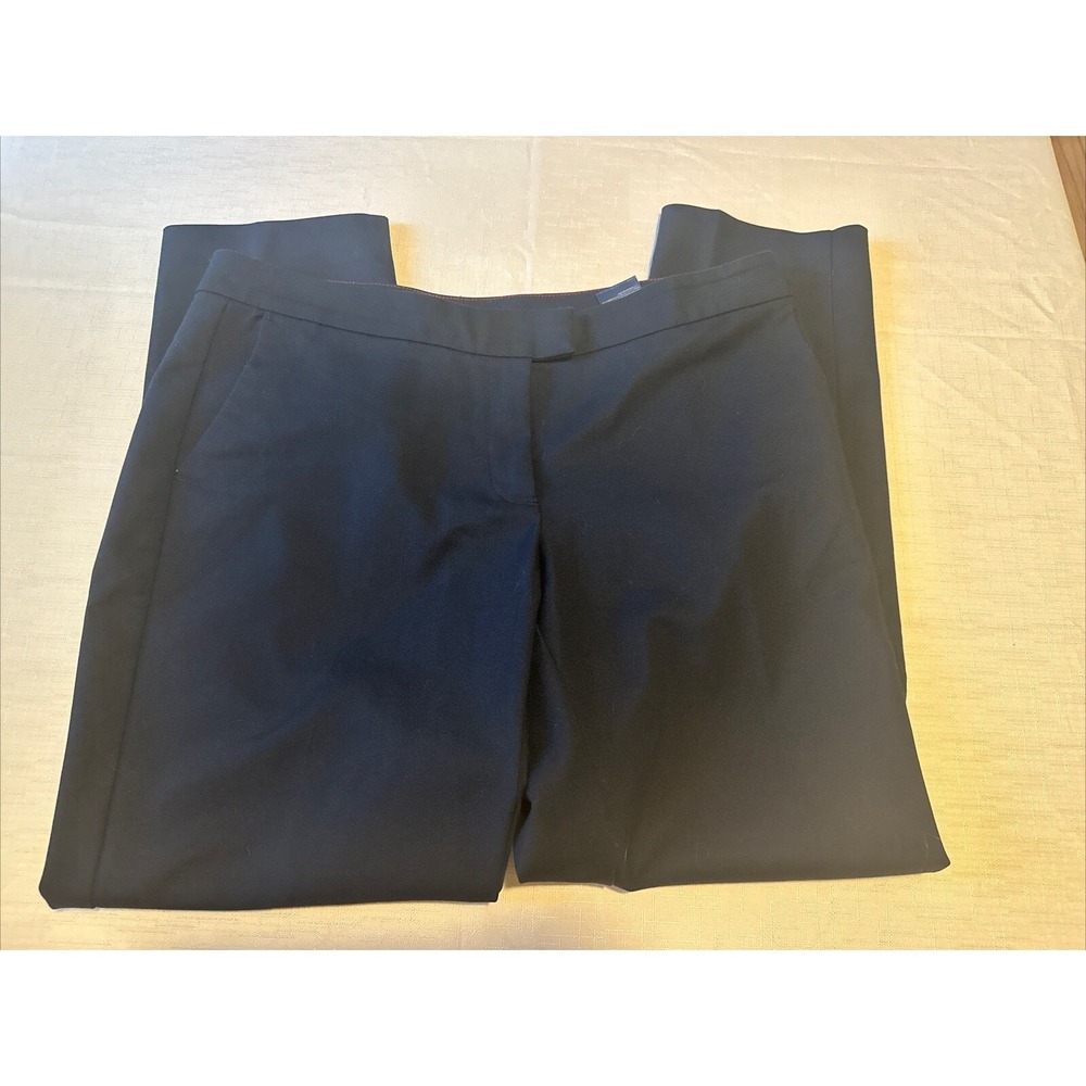 Tommy Hilfiger Pants Womens Size 8 Navy Blue Casual Flat Front Chino Ladies - Picture 2 of 5